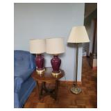3 lamps