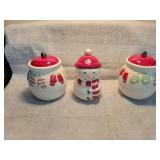 3 Hallmark canisters. All 8'