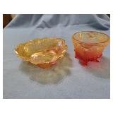 Red Indiana Glass & amber