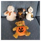 3 Halloween TY Beanie Babies