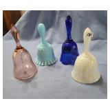 4 Vintage Fenton bells