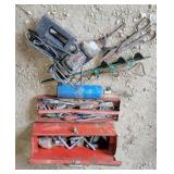 Redvtool box w/ contents