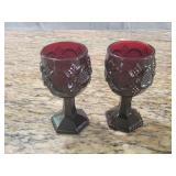2 Avon CapeCod wine glasses