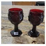 2 Avon 1876 Cape Vod wine glasses