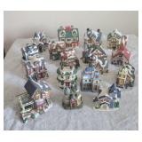 17 Pc. Christmas Village;
