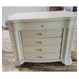 14' cream jewelry box