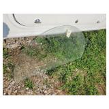 1/2 round glass