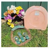 Wreath tote & 2 wreaths