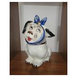 Shawnee Muggsy gold cookie jar