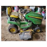 John Deere X350 riding lawn mower