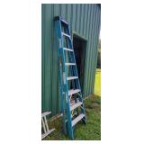 8' aluminium & fiberglass ladder