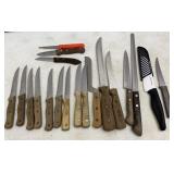 Chicago Cutlery & 1776 Wood Handled Knives