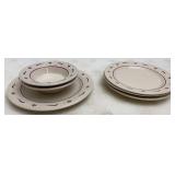 Longaberger Pottery Woven Traditions Red