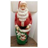VTG Empire Blow Mold Santa Claus 47in tall,