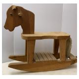 Handmade Rocking Horse 30x9x25