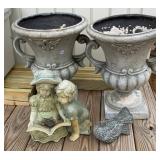 Resin urn Planters & Landscape decor