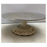 VTG Bakery Crafts Cast Iron Base Pedestal Cake