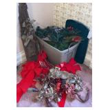 Tote of Christmas Greenery & Garland