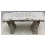 Concrete Landscape Bench (3-pieces)