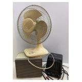 3-Speed Oscillating Fan & Space Heaters