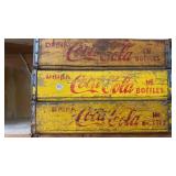 (3) Vtg Coca-Cola Flats