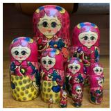 Set of 10 Russian Nesting Dolls