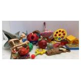 VTG Plastic & Metal Top Toys