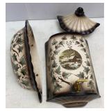 Porcelain Wall Pocket Vase Fountain