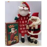 Lighted & Singing Santas