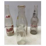Antique Wayne Dairy & Local Milk Bottles