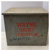 VTG Galvanized Wayne Dairy Milk Bottles