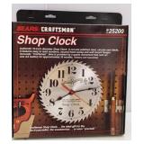 Craftsman 10in Saw Blade Clock (NIB)