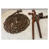 1/4in Chain (12ft) & Chain Binders
