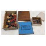 Antique Checkers & Primary Peg Board