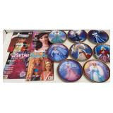 Danbury Mint Barbie Collector Plates & Magazines