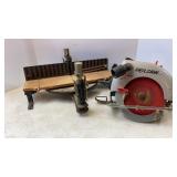 Skil Circular Saw & Stanley Miter Box