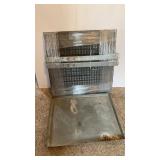 Galvanized Rabbit Cage & Pet Carrier