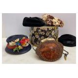 VTG Hat Box & Ladiesï¿½ Hats