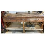 Work Bench w/ three Drawers