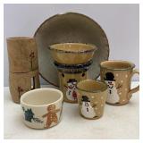 Christmas Themed Mugs, Candle Holders & Burners