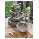 Resin Water Fountain Base, Landscape Art