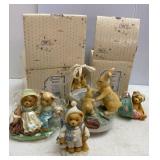 Cherished Teddies Porcelain Figurines