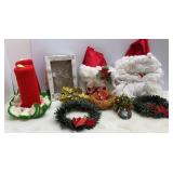 Tree Toppers, Crocheted Candles, Santa & Mrï¿½s