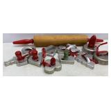 VTG Cookie Cutters & Rolling Pin