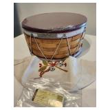 Longaberger Custom Red Drum Basket