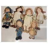 Holly Hobbie Dolls, Heather & Amy, 1970s