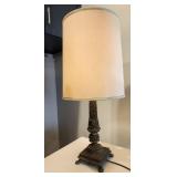 Table Lamp with ornate brass base