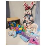 Easter eggs, Wood Rabbit Door hanger
