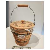 Longaberger Pumpkin Basket & lid