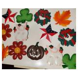 Holiday Magnets 2 sets, except pumpkin